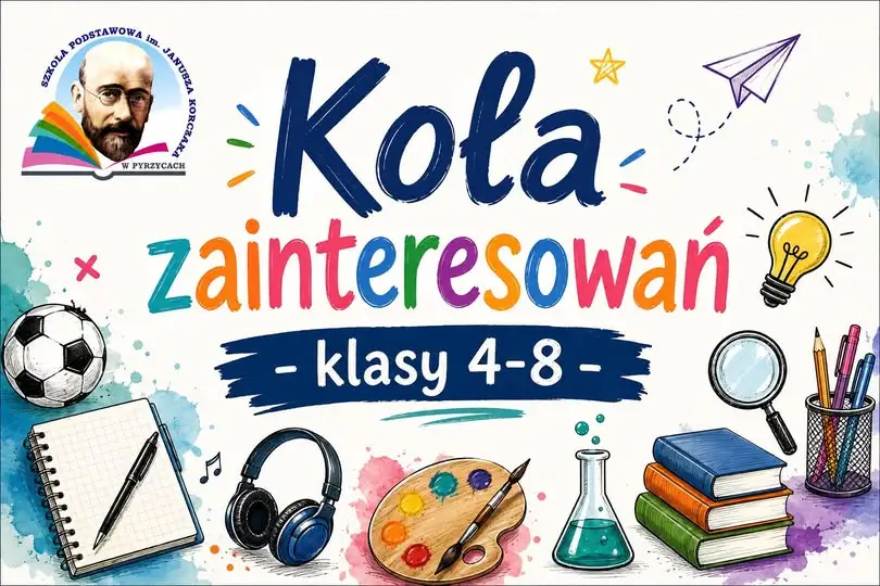 Nowe koła zainteresowań dla uczniów klas 4-8 – zapisy trwają