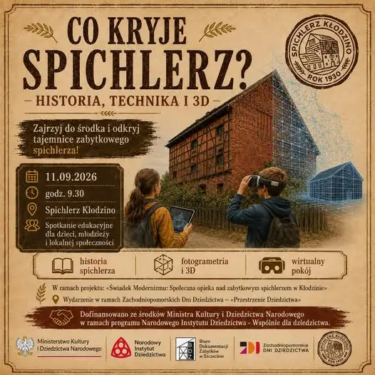 Spotkanie w Spichlerzu w Kłodzinie: historia, technika i 3D już 11 września