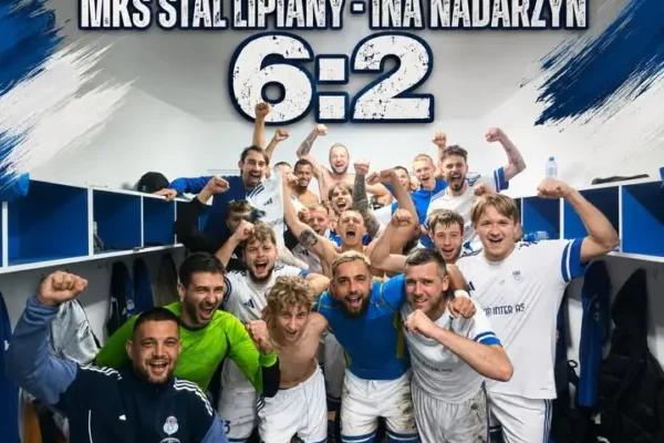 Stal Lipiany rozbija Inę Nadarzyn 6:2 i pewnie zdobywa komplet punktów