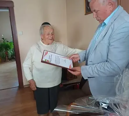 Pani Józefa Ścibior-Szczęśniak świętowała 99. urodziny w gminie Przelewice