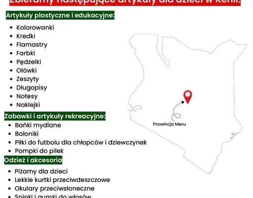 Zbiórka darów dla dzieci z Kenii w powiecie pyrzyckim
