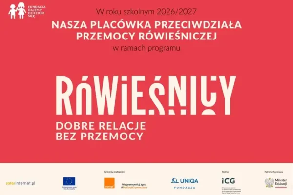 Szkoła ponownie w programie „RÓWIEŚNICY” – edukacja o przemocy rówieśniczej