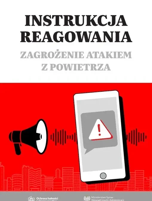 MSWiA publikuje instrukcję reagowania na atak z powietrza. Sprawdź, co robić
