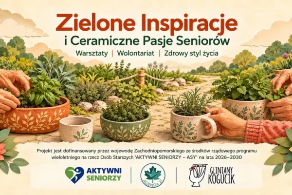 Gmina Przelewice stawia na seniorów. Rusza projekt „Zielone Inspiracje i Ceramiczne Pasje”
