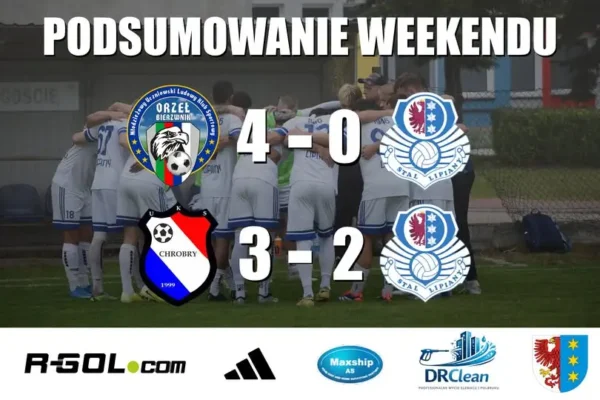 Stal Lipiany bez punktów w weekend – porażki obu drużyn