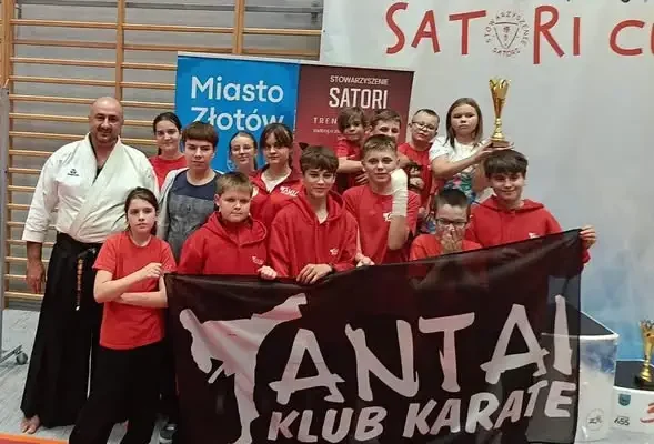 Klub Karate LZS ANTAI z drugim miejscem na Satori Cup w Złotowie